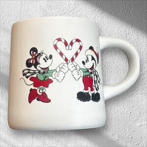 Disney Parks Yuletide Collection Santa Mickey and Minnie Coffee Mug